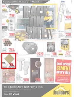 Builders George & PE : Back On Site (16 Jan - 11 March 2018), page 1
