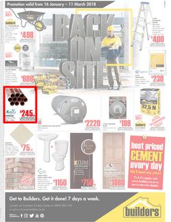 Builders George & PE : Back On Site (16 Jan - 11 March 2018), page 1