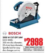 Bosch 2000W Cut Off Saw GCO 2000