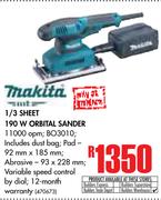 Makita 1/3 Sheet 190W Orbital 