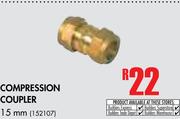 Compression Coupler 15mm