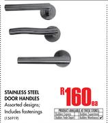 Stainless Steel Door Handles-Each