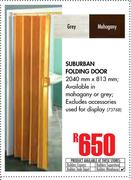 Suburban Folding Door-2040mm x 813mm