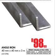 Angle Iron-40mm x 40mm x 3m Each