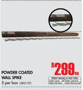 Powder Coated Wall Spike 5 Per Box-Each