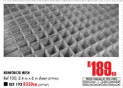 Reinforced Mesh Ref 100, 2.4 x 6m Sheet-Each