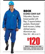 Beck Econo Conti Suit