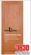 Solid Doors 2 Panel Executive Door-2032mm x 813mm