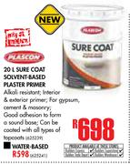 Plascon 20Ltr Sure Coat Solvent Based Plaster Primer