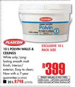 Plascon 10Ltr Polvin Walls & Ceilings