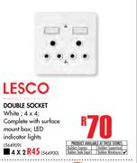 Lesco Double Socket