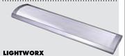 Light Worx 2 x 14W Silver LED Strip Light