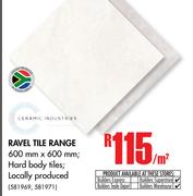 Ceramic Industries Ravel Tile Range-Per Sqm