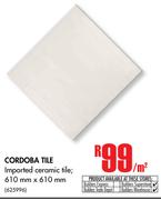 Cordoba Tile-Per Sqm