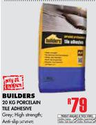 Builders 20Kg Porcelain Tile Adhesive