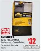 Builders 20Kg Tile Adhesive