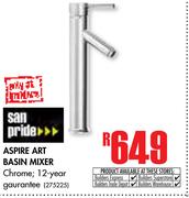 San Pride Aspire Art Basin Mixer