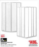 San Pride Quadrate Or Corner Entry Shower Door-900mm x 900mm Each