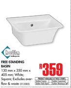 Betta Free Standing Basin-130mm x 350mm x 405mm