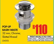 Pop Up Basin Waste-32mm