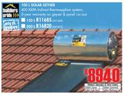 Builders Pride 100Ltr Solar Geyser