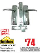 Builders 3 Lever Lock Set