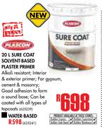 Plascon 20Ltr Sure Coat Solvent Based Plaster Primer