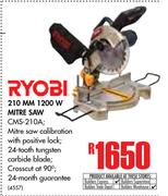 Ryobi 210MM 1200W Mitre Saw CMS-210A