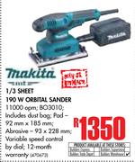 Makita 1/3 Sheet 190W Orbital Sander 