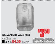 Galvanised Wall Box-4 x 4