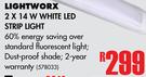 Lightworx 2 x 14W White LED Strip Light