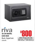 Riva 20cm Digital Lock Box