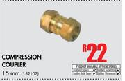 Compression Coupler 15mm