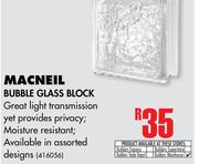 Macneil Bubble Glass Block - Each