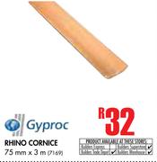 Gyproc Rhino Cornice-75mm x 3m 