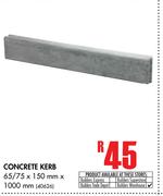 Concrete Kerb-65/75 x 150mm x 1000mm