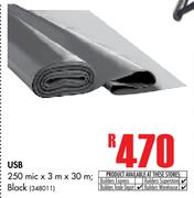 USB Black 250 Mic x 3m x 30m