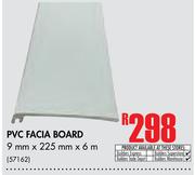 PVC Facia Board-9mm x 225mm x 6m