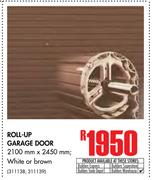 Roll Up Garage Door-2100mm x 2450mm