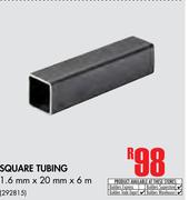 Square Tubing-1.6mm x 20mm x 6m