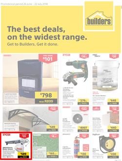 Builders Inland : The Best Deals On The Widest Range (26 June - 22 July 2018), page 1