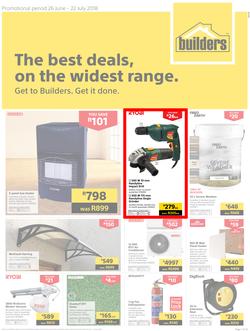 Builders Inland : The Best Deals On The Widest Range (26 June - 22 July 2018), page 1