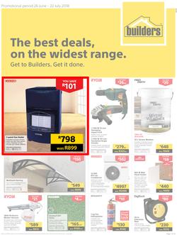 Builders Inland : The Best Deals On The Widest Range (26 June - 22 July 2018), page 1