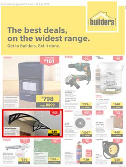 Builders Inland : The Best Deals On The Widest Range (26 June - 22 July 2018), page 1