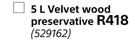 Fired Earth Velvet Wood Preservative-5Ltr