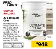 Fired Earth Ultimate Coat-20Ltr