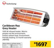 Technilampp Caribbean Ray Grey Heater