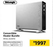Delonghi Convertible Heater Bundle White