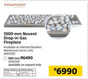 Megamaster 800mm Novent Drop In Gas Fireplace