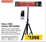 Goldair Patio I Red Heater GPCH2000